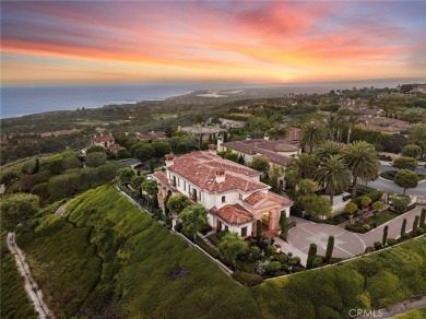 Indulge in elegant coastal living at this opulent ocean-view on Pelican Hill Golf Club in California - for sale on GolfHomes.com, golf home, golf lot