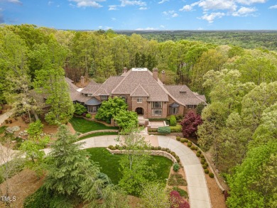 This Governors Club estate is replete with lavish amenities on Governors Club in North Carolina - for sale on GolfHomes.com, golf home, golf lot