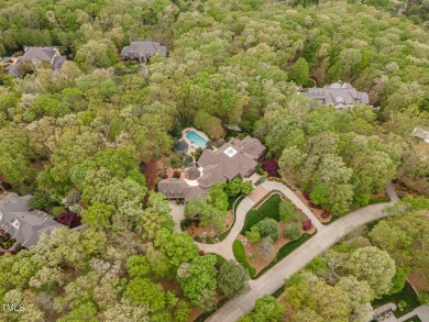 This Governors Club estate is replete with lavish amenities on Governors Club in North Carolina - for sale on GolfHomes.com, golf home, golf lot