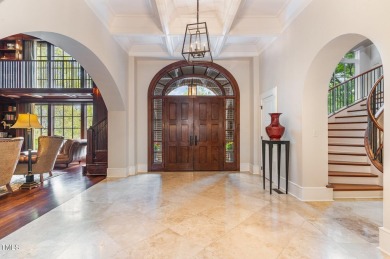 This Governors Club estate is replete with lavish amenities on Governors Club in North Carolina - for sale on GolfHomes.com, golf home, golf lot