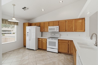 Enjoy easy desert living in this delightful 2-bedroom, 2-bath on Sunriver Golf Club in Utah - for sale on GolfHomes.com, golf home, golf lot