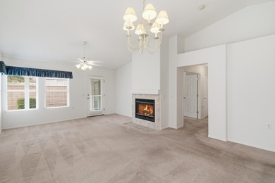 Enjoy easy desert living in this delightful 2-bedroom, 2-bath on Sunriver Golf Club in Utah - for sale on GolfHomes.com, golf home, golf lot