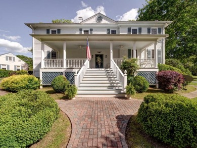 Circa 1830's home regally sits overlooking KERR LAKE with SHARED  on Kinderton Country Club in Virginia - for sale on GolfHomes.com, golf home, golf lot