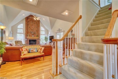 Get ready to enjoy this gorgeous two-story home with primary on Greenbrier Country Club in Virginia - for sale on GolfHomes.com, golf home, golf lot