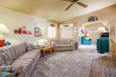 Fully furnished POPULAR PEBBLE BEACH Villa model in SUNBIRD GOLF on SunBird Golf Club in Arizona - for sale on GolfHomes.com, golf home, golf lot