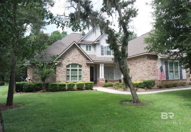 This beautiful southern living  home overlooks the 5th hole on on Peninsula Golf and Racquet Club in Alabama - for sale on GolfHomes.com, golf home, golf lot