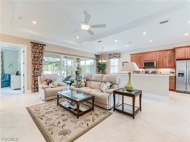 This gorgeous Florencia design, built by WCI, Pelican Preserve's on Pelican Preserve Golf Club in Florida - for sale on GolfHomes.com, golf home, golf lot