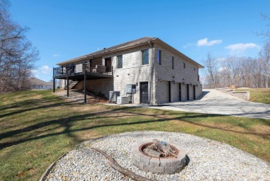 Live the golf lifestyle in this beautiful custom limestone home on Stone Crest Golf Community in Indiana - for sale on GolfHomes.com, golf home, golf lot