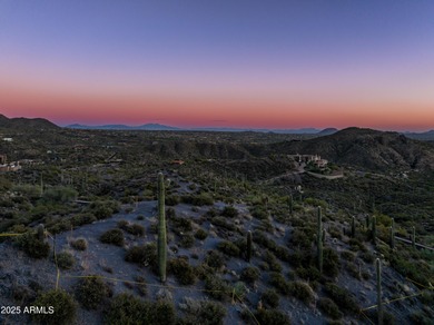Continental Mountain is the backyard for this extraordinary on Desert Mountain Golf Club - Renegade Course in Arizona - for sale on GolfHomes.com, golf home, golf lot