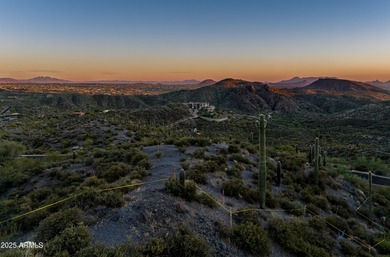 Continental Mountain is the backyard for this extraordinary on Desert Mountain Golf Club - Renegade Course in Arizona - for sale on GolfHomes.com, golf home, golf lot