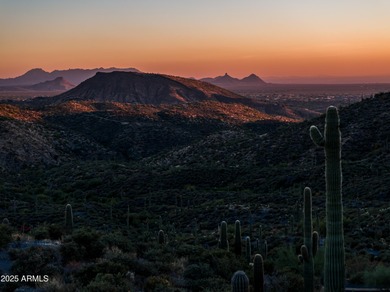 Continental Mountain is the backyard for this extraordinary on Desert Mountain Golf Club - Renegade Course in Arizona - for sale on GolfHomes.com, golf home, golf lot