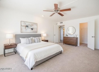 Enjoy easy, lock and leave 55+ living in the heart of Sun City on Sun City Lakes West and East in Arizona - for sale on GolfHomes.com, golf home, golf lot