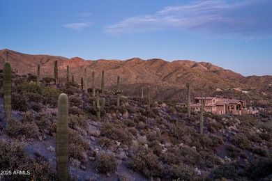 Continental Mountain is the backyard for this extraordinary on Desert Mountain Golf Club - Renegade Course in Arizona - for sale on GolfHomes.com, golf home, golf lot