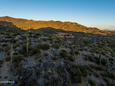 Continental Mountain is the backyard for this extraordinary on Desert Mountain Golf Club - Renegade Course in Arizona - for sale on GolfHomes.com, golf home, golf lot