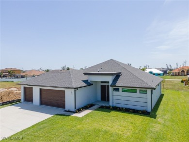 Newer home. 3 beds, 3.5 baths, and a 3-car garage. High 12' flat on Burnt Store Golf Club in Florida - for sale on GolfHomes.com, golf home, golf lot