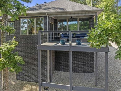 Live your best lake life in this stunning all-brick home on Lake on Isabella Golf Course  in Arkansas - for sale on GolfHomes.com, golf home, golf lot
