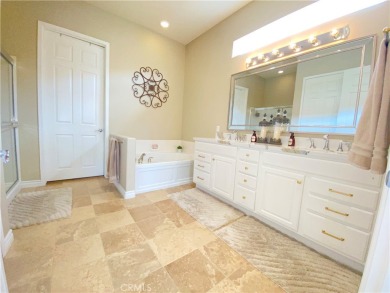 Welcome to this beautifully upgraded Emerald model home, located on Oak Valley Golf Club in California - for sale on GolfHomes.com, golf home, golf lot