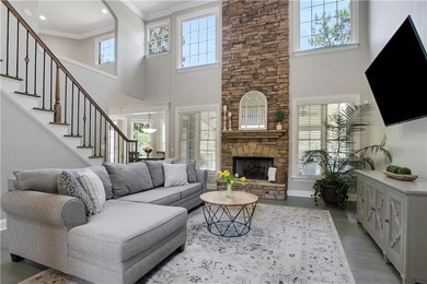 Enjoy Unbeatable views from Morning Coffee to Golden Hour - on Hamilton Mill Golf Club in Georgia - for sale on GolfHomes.com, golf home, golf lot