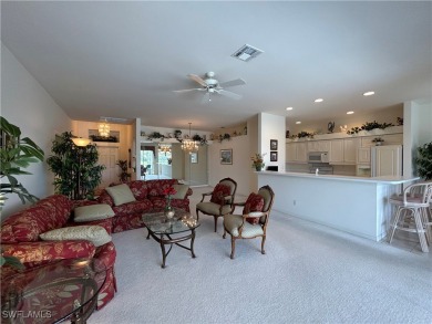 This beautifully maintained 2-bedroom + den single-family home on Villages of Country Creek Golf Course in Florida - for sale on GolfHomes.com, golf home, golf lot