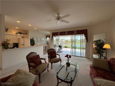 This beautifully maintained 2-bedroom + den single-family home on Villages of Country Creek Golf Course in Florida - for sale on GolfHomes.com, golf home, golf lot