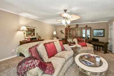 Perched overlooking the golf course, this  two-bedroom on Pointe Royale Village Country Club in Missouri - for sale on GolfHomes.com, golf home, golf lot