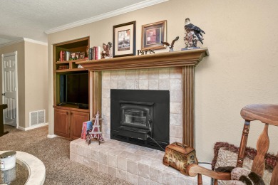 Perched overlooking the golf course, this  two-bedroom on Pointe Royale Village Country Club in Missouri - for sale on GolfHomes.com, golf home, golf lot