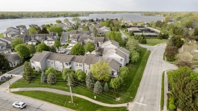 Ground Level Waterscape condo with Deeded Boat Dock & Covered Lif on Harbour Trees Golf Club in Indiana - for sale on GolfHomes.com, golf home, golf lot