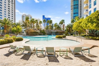 This turn-key, corner unit in the Turnberry Towers embodies Las on Las Vegas Country Club in Nevada - for sale on GolfHomes.com, golf home, golf lot