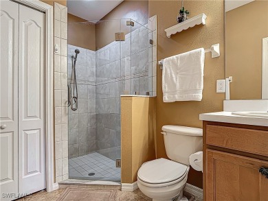 Welcome to this charming Solana home in the friendly HERONS GLEN on Herons Glen Golf and Country Club in Florida - for sale on GolfHomes.com, golf home, golf lot