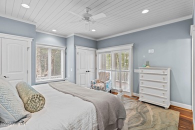 Tucked within the maritime forest and overlooking the 15th on Bald Head Island Golf Club in North Carolina - for sale on GolfHomes.com, golf home, golf lot