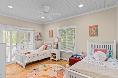 Tucked within the maritime forest and overlooking the 15th on Bald Head Island Golf Club in North Carolina - for sale on GolfHomes.com, golf home, golf lot