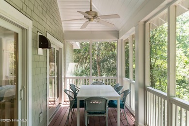 Tucked within the maritime forest and overlooking the 15th on Bald Head Island Golf Club in North Carolina - for sale on GolfHomes.com, golf home, golf lot