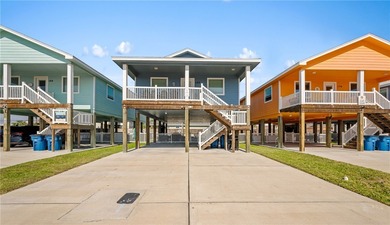 Welcome to this stunning 2021 built stilt style coastal retreat on Palmilla Beach Golf Club in Texas - for sale on GolfHomes.com, golf home, golf lot