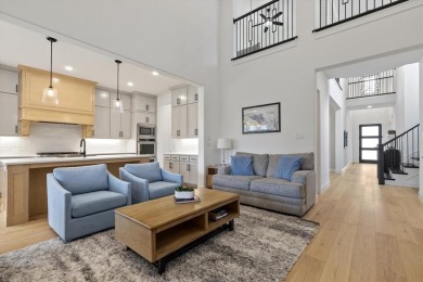 Modern farmhouse-style home backing to gorgeous HOA maintained on The Tribute At the Colony in Texas - for sale on GolfHomes.com, golf home, golf lot