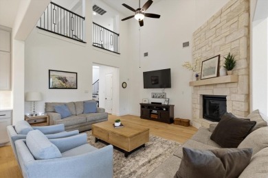 Modern farmhouse-style home backing to gorgeous HOA maintained on The Tribute At the Colony in Texas - for sale on GolfHomes.com, golf home, golf lot