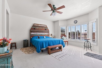 RARE FIND! 3 BR, 3 full BA home w/ office & sparkling pool on on Corte Bella Golf Club in Arizona - for sale on GolfHomes.com, golf home, golf lot