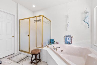 RARE FIND! 3 BR, 3 full BA home w/ office & sparkling pool on on Corte Bella Golf Club in Arizona - for sale on GolfHomes.com, golf home, golf lot