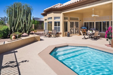 RARE FIND! 3 BR, 3 full BA home w/ office & sparkling pool on on Corte Bella Golf Club in Arizona - for sale on GolfHomes.com, golf home, golf lot