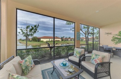 This stunning, rarely available, first level end-unit Bella Casa on Sarasota National Golf Club in Florida - for sale on GolfHomes.com, golf home, golf lot