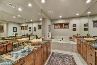 Offered fully TURNKEY FURNISHED, excluding artwork and personal on Superstition Mountain Club - Lost Gold in Arizona - for sale on GolfHomes.com, golf home, golf lot