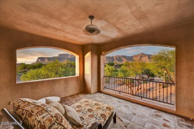 Offered fully TURNKEY FURNISHED, excluding artwork and personal on Superstition Mountain Club - Lost Gold in Arizona - for sale on GolfHomes.com, golf home, golf lot