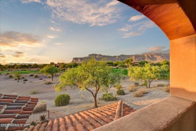 Offered fully TURNKEY FURNISHED, excluding artwork and personal on Superstition Mountain Club - Lost Gold in Arizona - for sale on GolfHomes.com, golf home, golf lot