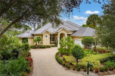 Welcome to this exquisite estate on the 3rd hole of the on Colliers Reserve Country Club in Florida - for sale on GolfHomes.com, golf home, golf lot