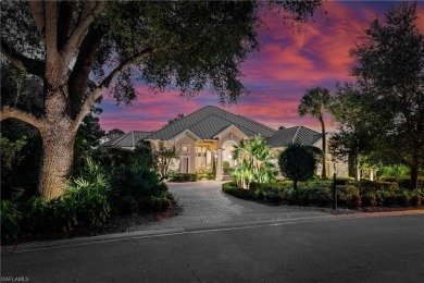 Welcome to this exquisite estate on the 3rd hole of the on Colliers Reserve Country Club in Florida - for sale on GolfHomes.com, golf home, golf lot