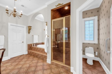 Discover classic lowcountry living in this elegant all-brick on Heritage Club in South Carolina - for sale on GolfHomes.com, golf home, golf lot