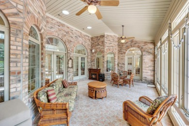 Discover classic lowcountry living in this elegant all-brick on Heritage Club in South Carolina - for sale on GolfHomes.com, golf home, golf lot