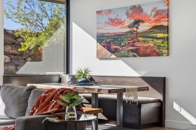 This stunning property is located in the gated Encanto community on Entrada at Snow Canyon in Utah - for sale on GolfHomes.com, golf home, golf lot