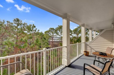 From this third floor covered balcony, enjoy beautiful views of on Sandestin Golf and Beach Resort - Raven in Florida - for sale on GolfHomes.com, golf home, golf lot