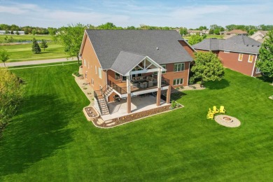 This gorgeous ranch home boasts over 5493 finished sf and backs on Cedar Pointe Golf Course in Iowa - for sale on GolfHomes.com, golf home, golf lot