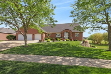 This gorgeous ranch home boasts over 5493 finished sf and backs on Cedar Pointe Golf Course in Iowa - for sale on GolfHomes.com, golf home, golf lot